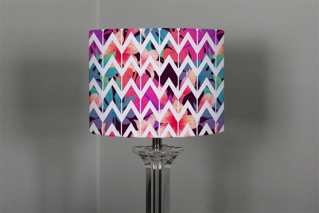 New Product Tropical Geometric Zig Zags (Ceiling & Lamp Shade)  - Andrew Lee Home and Living