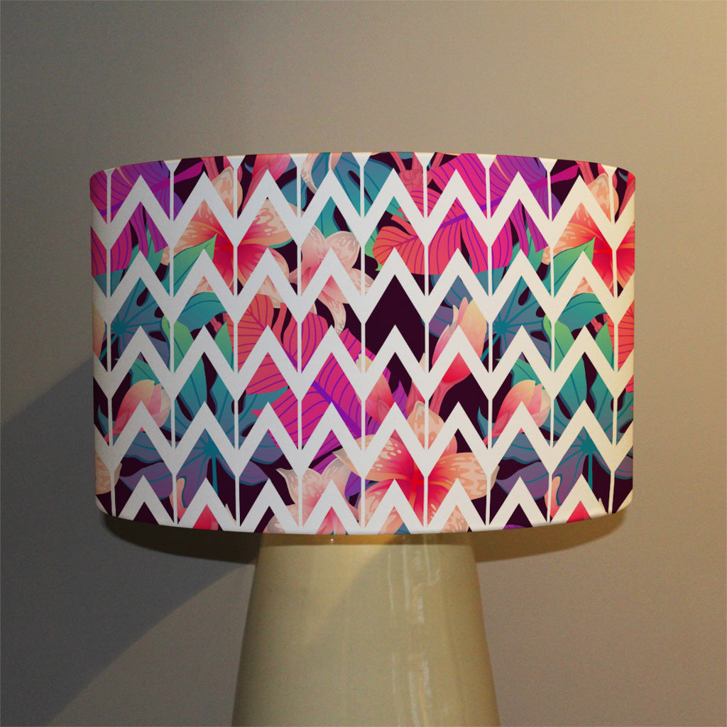 New Product Tropical Geometric Zig Zags (Ceiling & Lamp Shade)  - Andrew Lee Home and Living