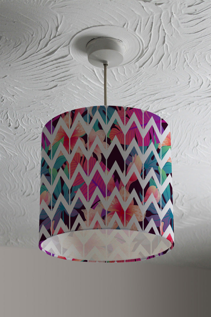 New Product Tropical Geometric Zig Zags (Ceiling & Lamp Shade)  - Andrew Lee Home and Living