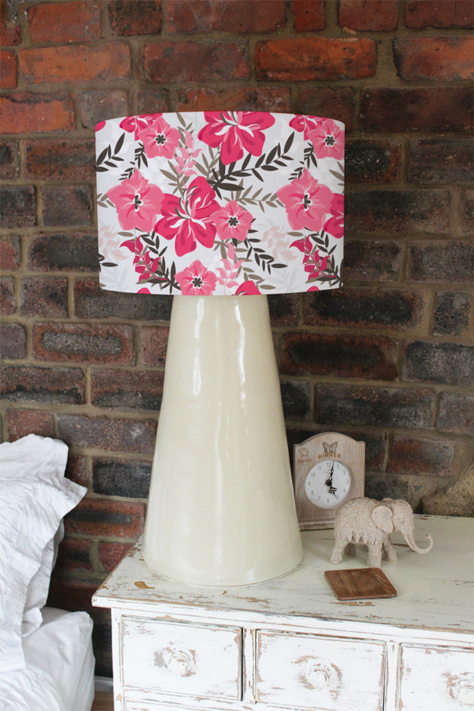 New Product Red & Pink Floral (Ceiling & Lamp Shade)  - Andrew Lee Home and Living