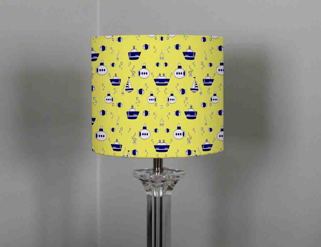 New Product Boat seamless pattern on yellow (Ceiling & Lamp Shade)  - Andrew Lee Home and Living