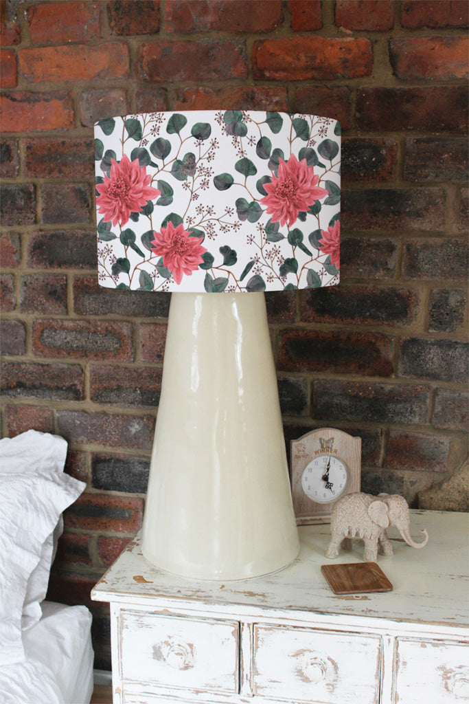 New Product Red Flowers, Green Leaves (Ceiling & Lamp Shade)  - Andrew Lee Home and Living