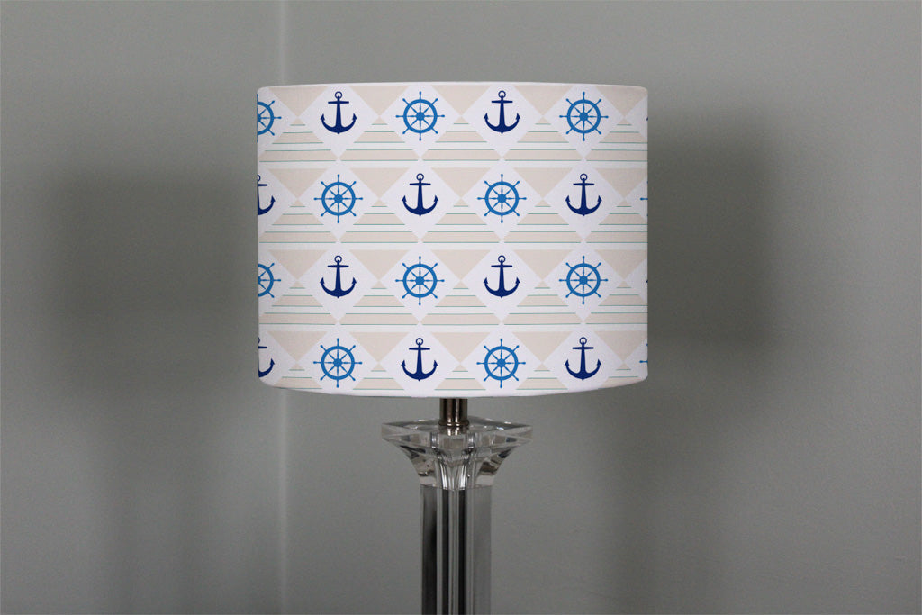 New Product Nautical Elements on Striped Background (Ceiling & Lamp Shade)  - Andrew Lee Home and Living