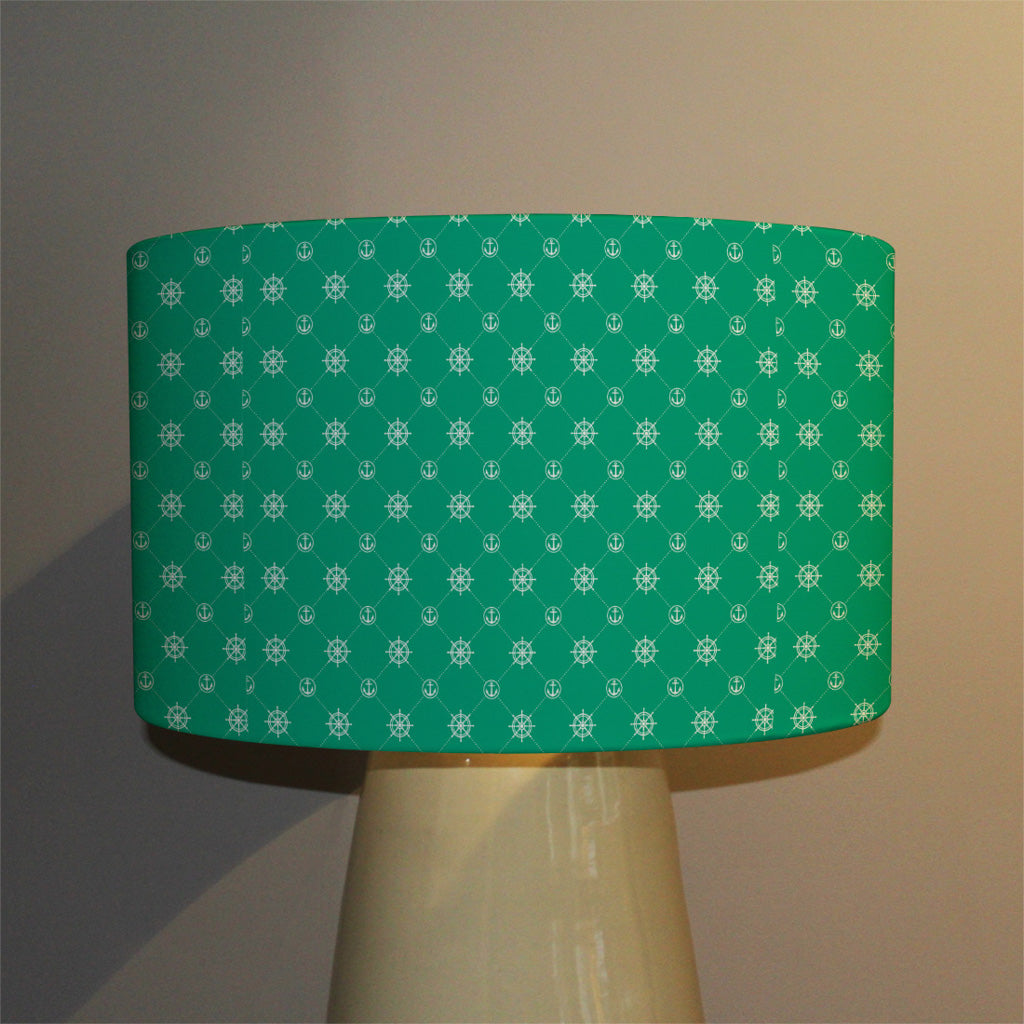 New Product Nautical Elements on Green (Ceiling & Lamp Shade)  - Andrew Lee Home and Living