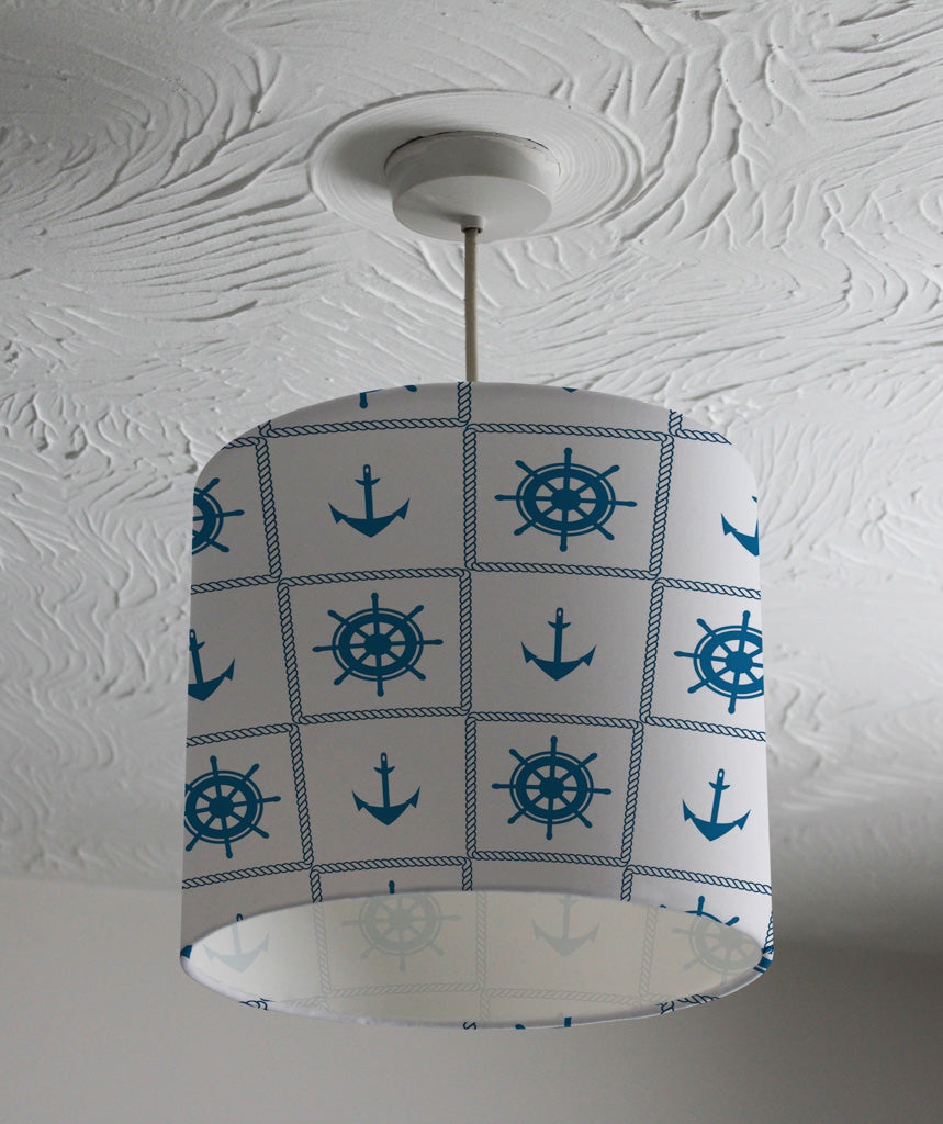 New Product Marine pattern with rope frame and anchor (Ceiling & Lamp Shade)  - Andrew Lee Home and Living