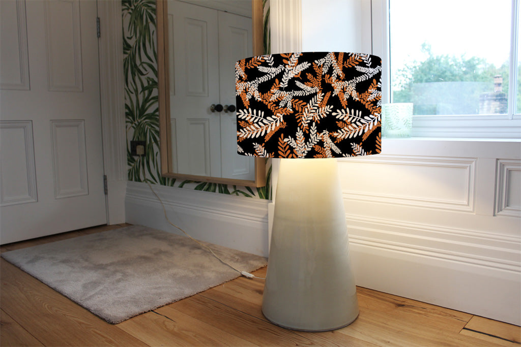 New Product White & Orange Olive Leaves (Ceiling & Lamp Shade)  - Andrew Lee Home and Living
