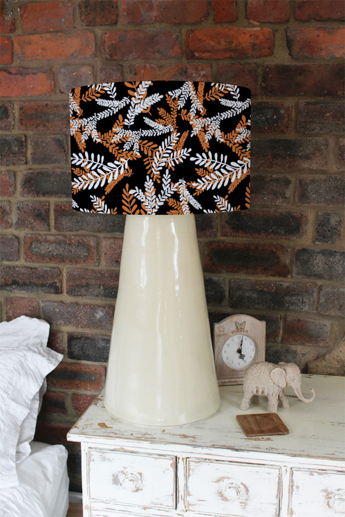 New Product White & Orange Olive Leaves (Ceiling & Lamp Shade)  - Andrew Lee Home and Living