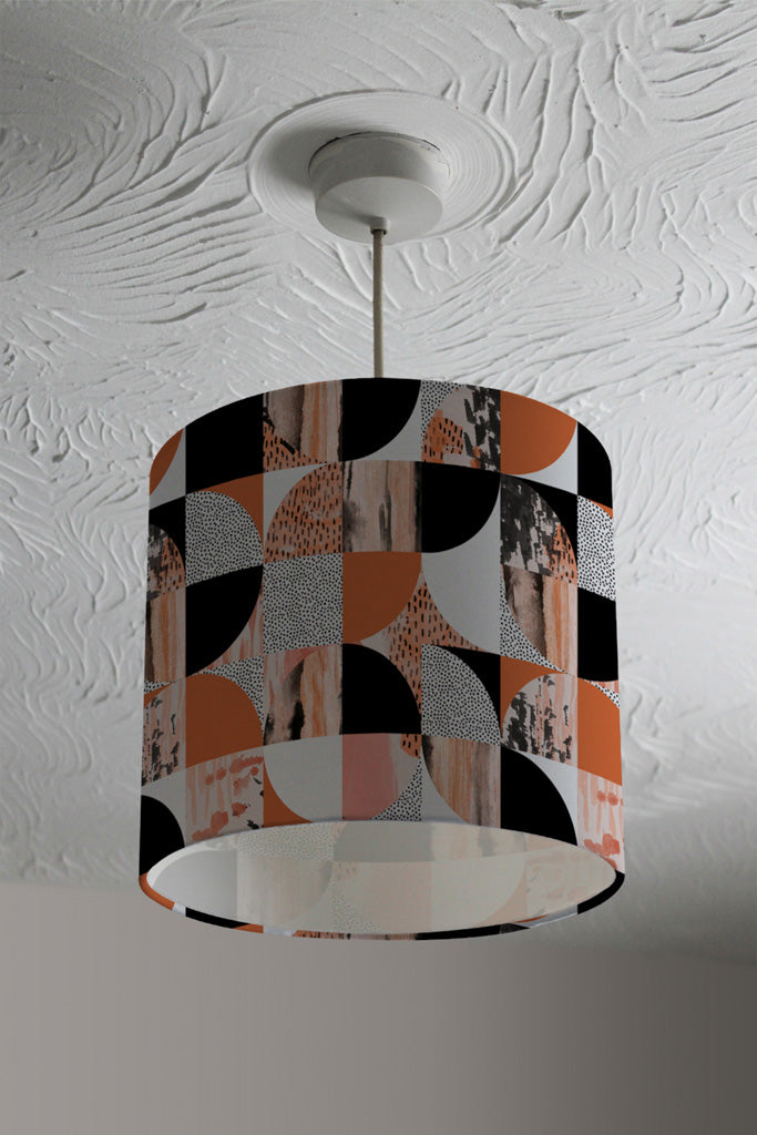 New Product Geometric Circles in Autumn Colours (Ceiling & Lamp Shade)  - Andrew Lee Home and Living