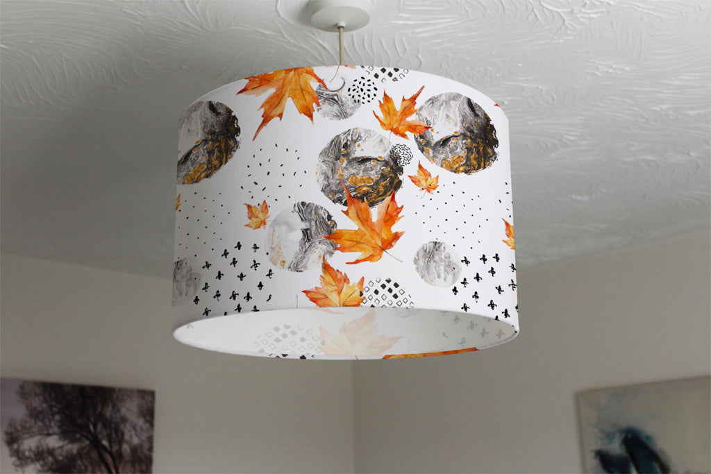 New Product Maple Leaves & Marbled Circles (Ceiling & Lamp Shade)  - Andrew Lee Home and Living