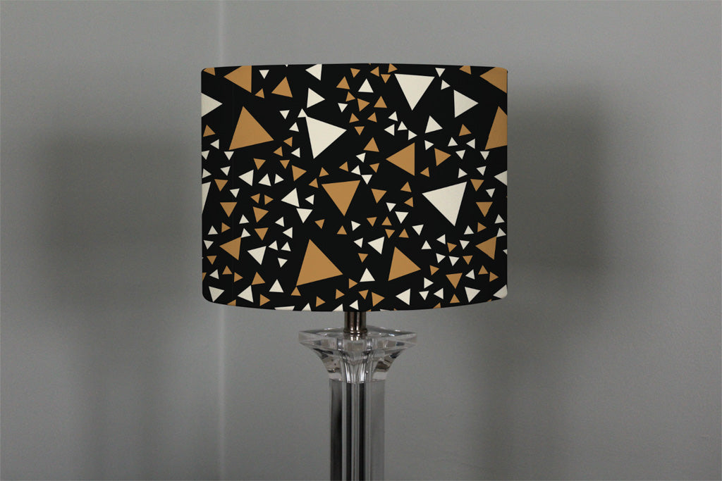 New Product Triangles on Black (Ceiling & Lamp Shade)  - Andrew Lee Home and Living