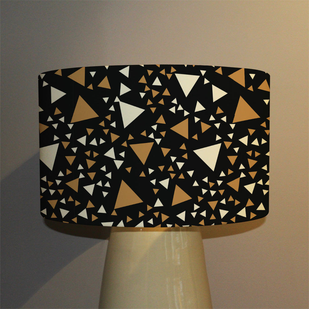 New Product Triangles on Black (Ceiling & Lamp Shade)  - Andrew Lee Home and Living