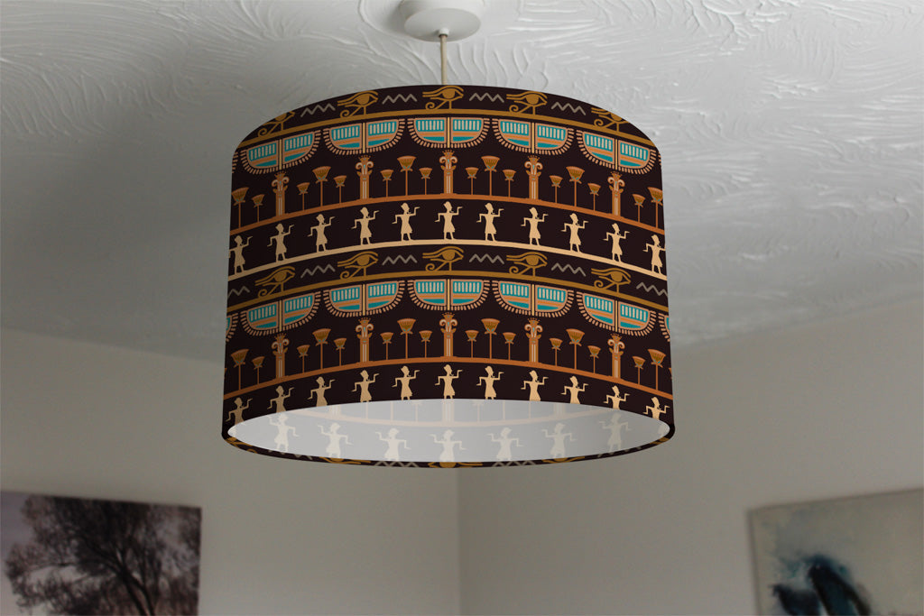 New Product Orange & Black Hieroglyphs (Ceiling & Lamp Shade)  - Andrew Lee Home and Living
