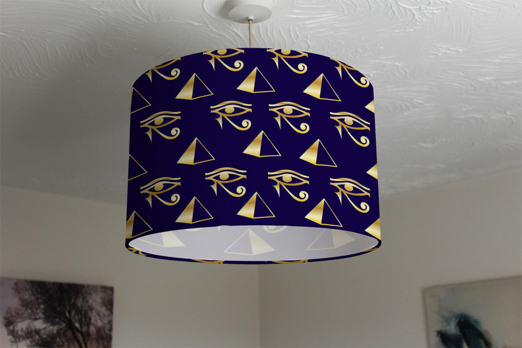 New Product Gold Pyramid & Eye Of Horus (Ceiling & Lamp Shade)  - Andrew Lee Home and Living