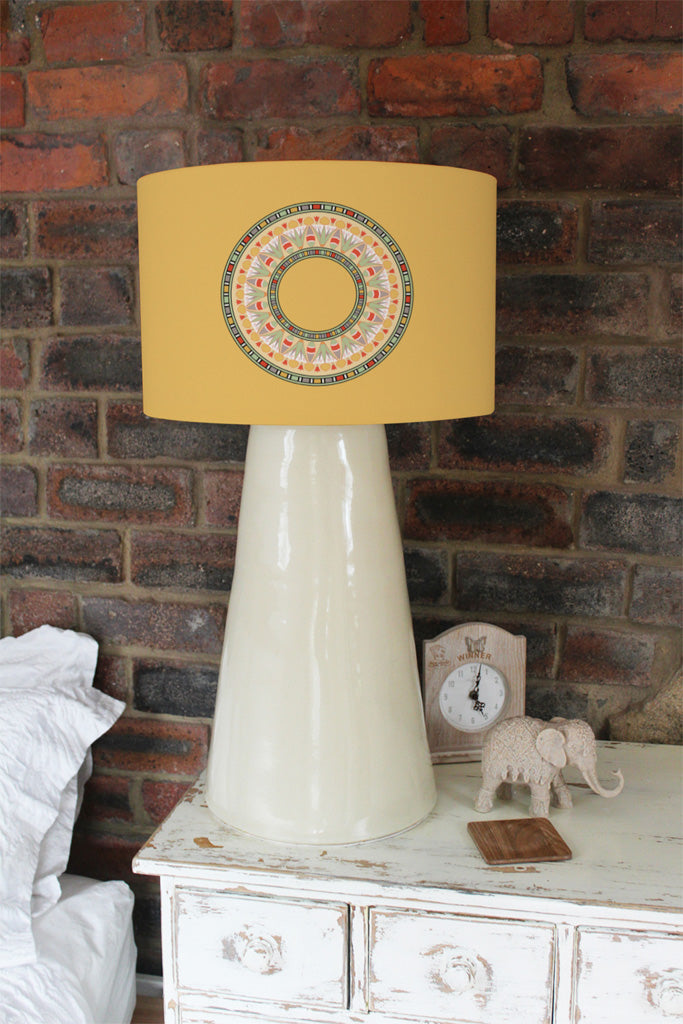 New Product Orange Circle Ornament. Round Frame (Ceiling & Lamp Shade)  - Andrew Lee Home and Living