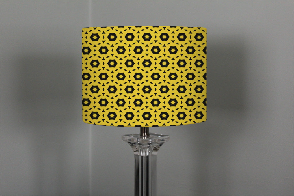 New Product Yellow & Black Geometric Pattern (Ceiling & Lamp Shade)  - Andrew Lee Home and Living