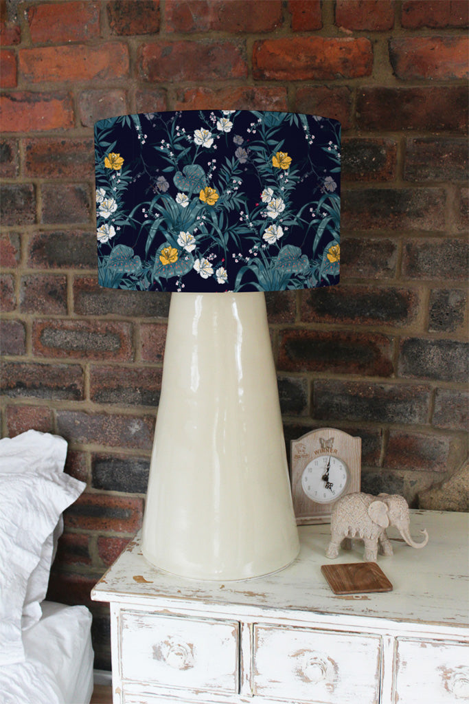 New Product Blue & Yellow Flowers (Ceiling & Lamp Shade)  - Andrew Lee Home and Living