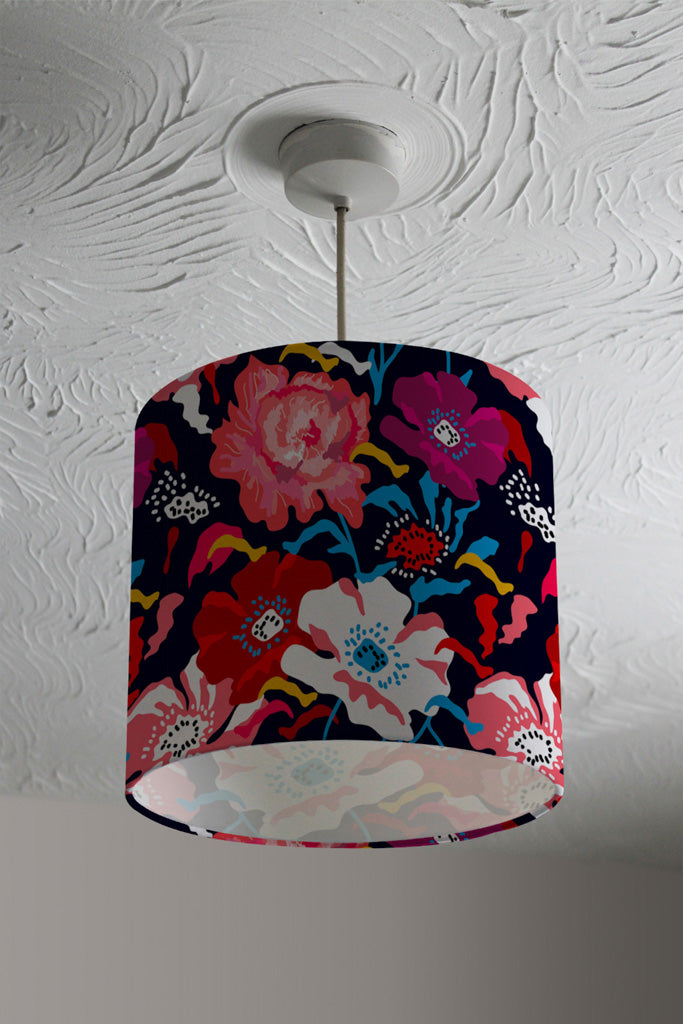 New Product Bright Flowers on Dark Background (Ceiling & Lamp Shade)  - Andrew Lee Home and Living