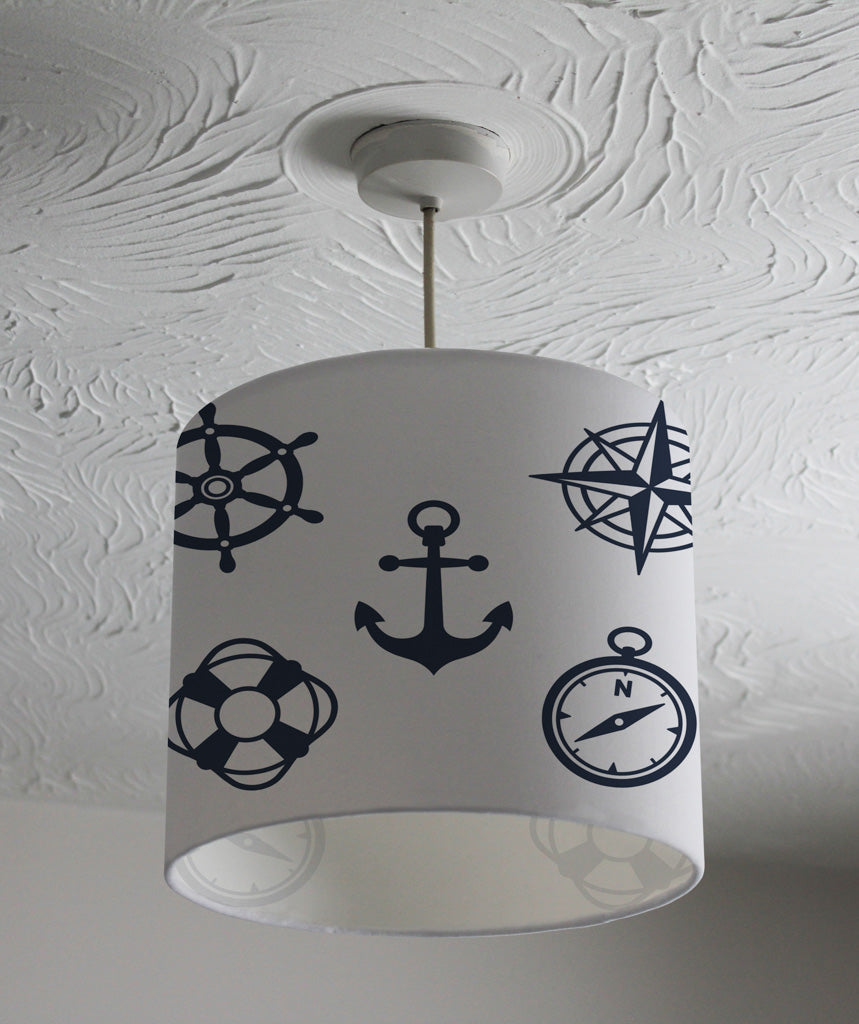 New Product Set of marine, maritime or nautical icons with an anchor (Ceiling & Lamp Shade)  - Andrew Lee Home and Living