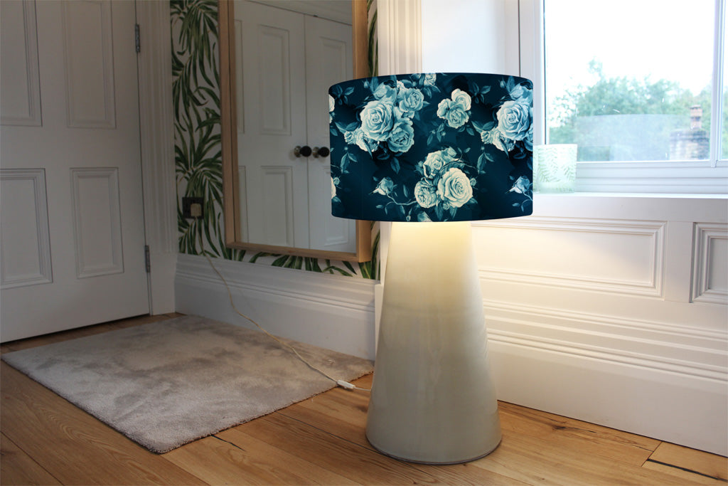 New Product Winter Blue Roses (Ceiling & Lamp Shade)  - Andrew Lee Home and Living