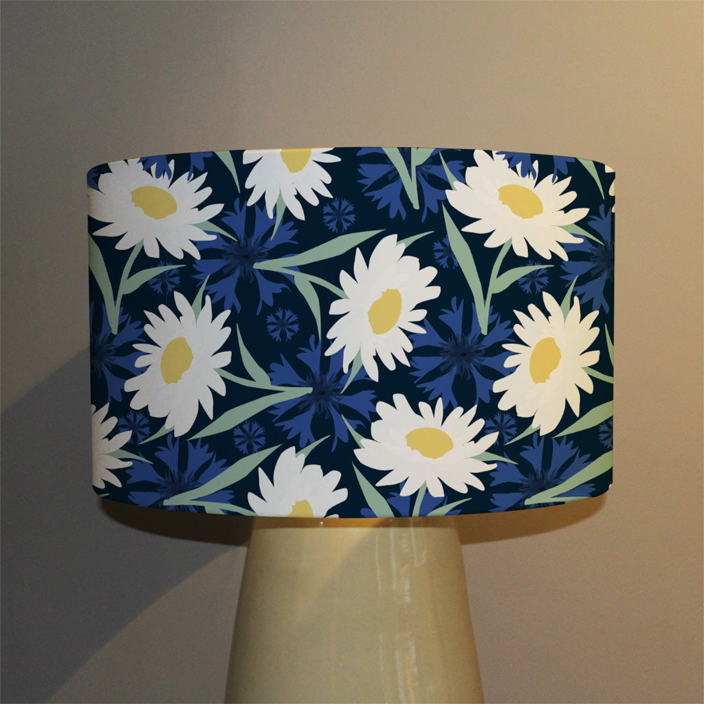 New Product Daisies on Navy (Ceiling & Lamp Shade)  - Andrew Lee Home and Living