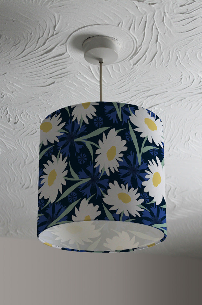 New Product Daisies on Navy (Ceiling & Lamp Shade)  - Andrew Lee Home and Living