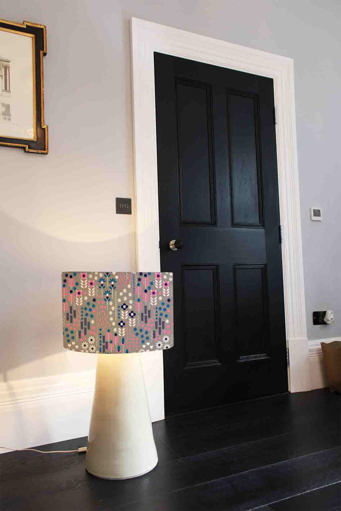 New Product Selection of Flowers in Pink, Blue & White (Ceiling & Lamp Shade)  - Andrew Lee Home and Living