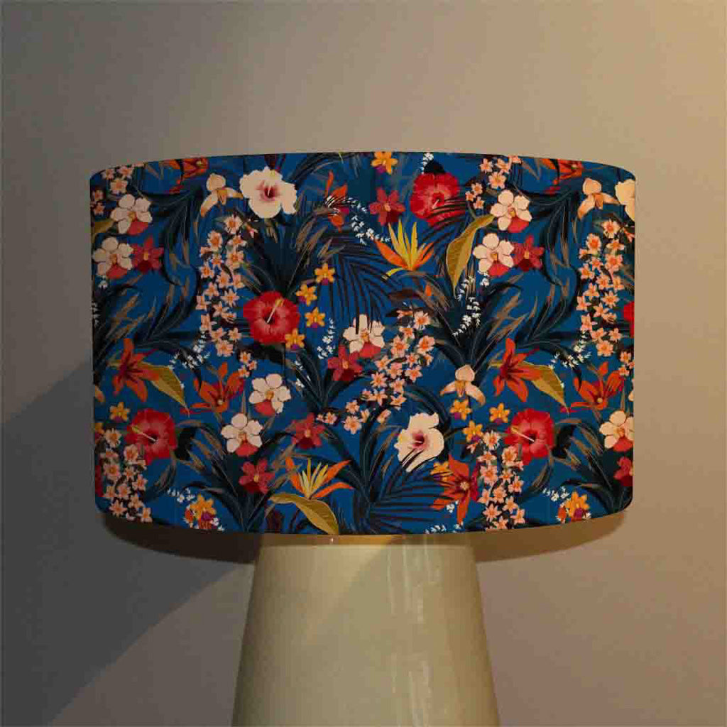 New Product Bright Red & Orange Tropical Flowers & Plants (Ceiling & Lamp Shade)  - Andrew Lee Home and Living