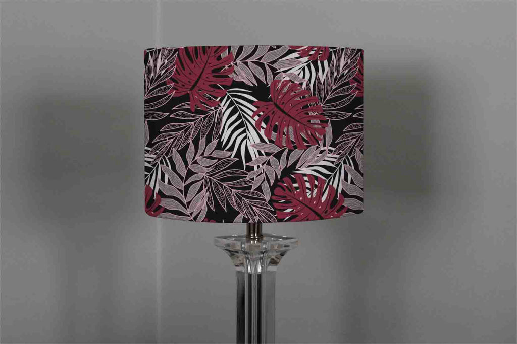 New Product Tropical Leaves in Red, White & Grey (Ceiling & Lamp Shade)  - Andrew Lee Home and Living