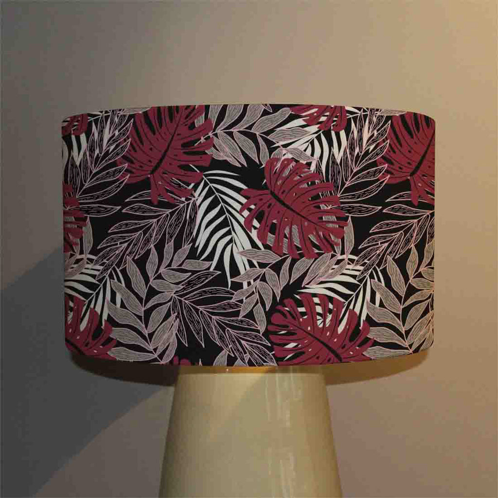 New Product Tropical Leaves in Red, White & Grey (Ceiling & Lamp Shade)  - Andrew Lee Home and Living