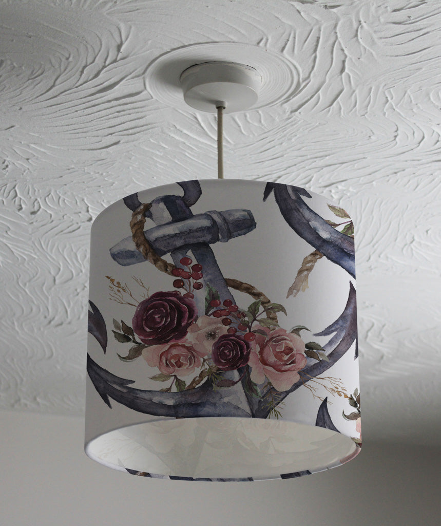 New Product Watercolor hand drawn nautical  marine  floral illustration (Ceiling & Lamp Shade)  - Andrew Lee Home and Living