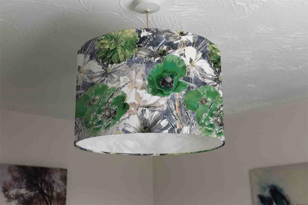 New Product Green Flowers (Ceiling & Lamp Shade)  - Andrew Lee Home and Living
