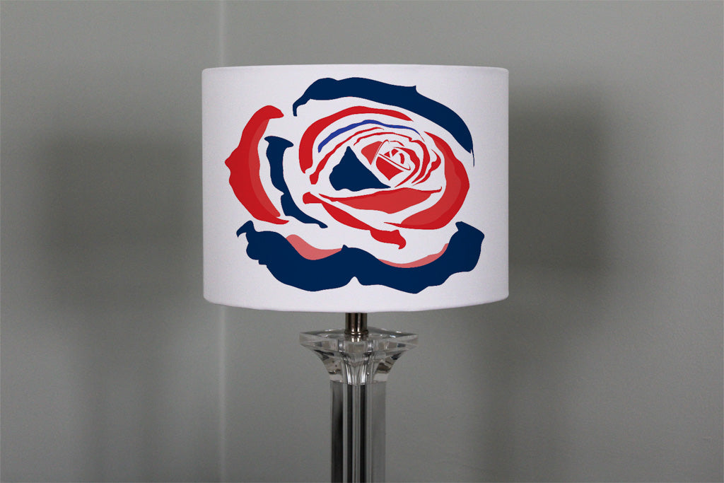 New Product Red & Blue Rose Print (Ceiling & Lamp Shade)  - Andrew Lee Home and Living