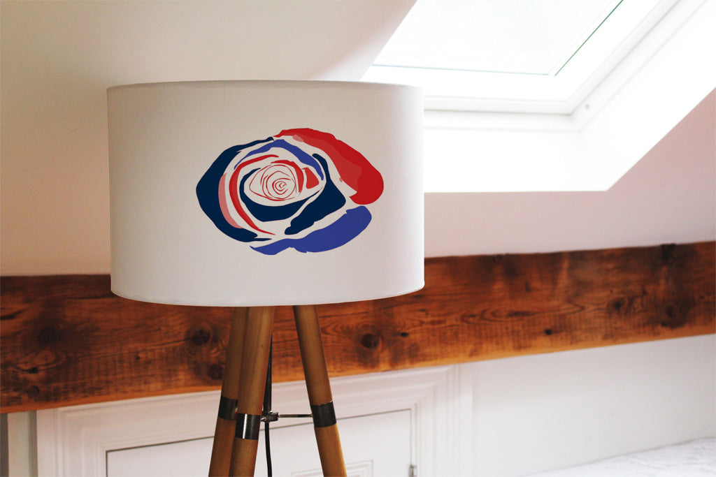 New Product Red & Blue Rose (Ceiling & Lamp Shade)  - Andrew Lee Home and Living