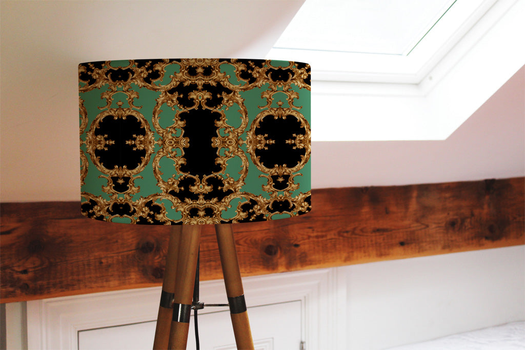 New Product Black & Green Baroque (Ceiling & Lamp Shade)  - Andrew Lee Home and Living