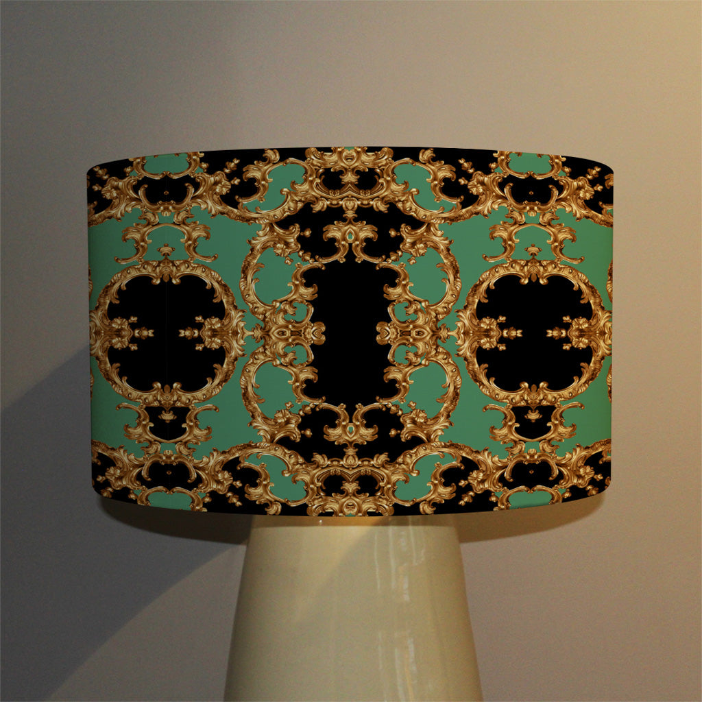 New Product Black & Green Baroque (Ceiling & Lamp Shade)  - Andrew Lee Home and Living