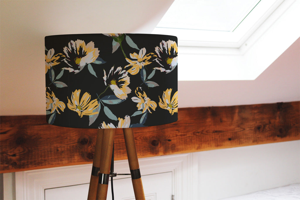 New Product Yellow Flowers on Green (Ceiling & Lamp Shade)  - Andrew Lee Home and Living