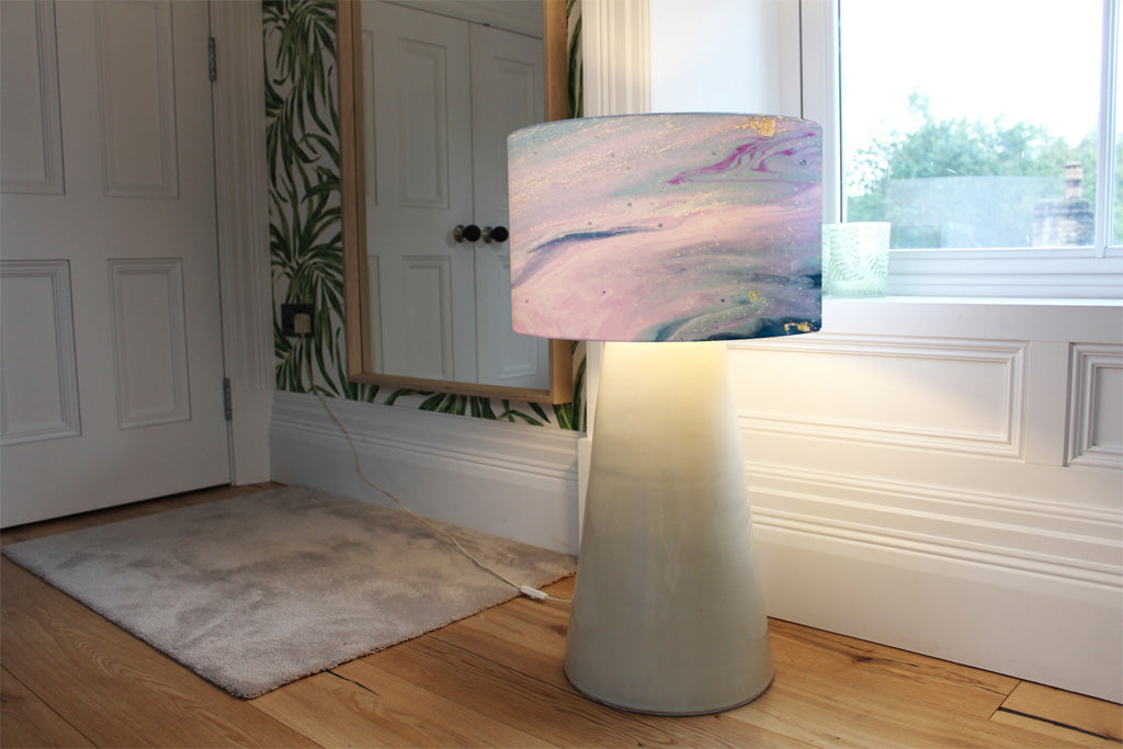 New Product Pink & Blue Marble (Ceiling & Lamp Shade)  - Andrew Lee Home and Living