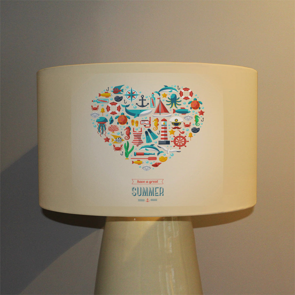 New Product Love Heart of Sealife & Nautical Items (Ceiling & Lamp Shade)  - Andrew Lee Home and Living