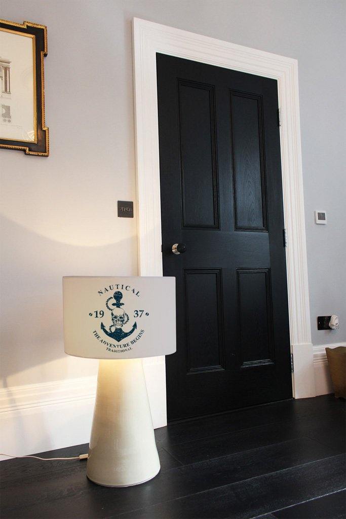 Anchor Print on Wood (Ceiling & Lamp Shade) - Andrew Lee Home and Living