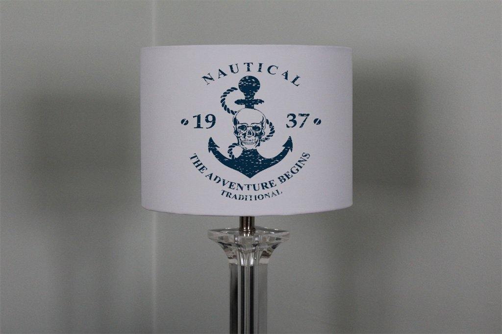 Anchor Print on Wood (Ceiling & Lamp Shade) - Andrew Lee Home and Living
