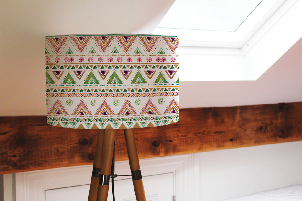 New Product Colorful Striped gold style triangles (Ceiling & Lamp Shade)  - Andrew Lee Home and Living