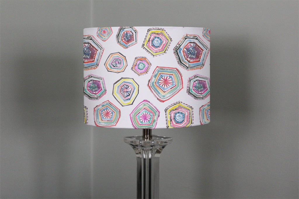 New Product Hand painted multicolor watercolor  geometrical pattern (Ceiling & Lamp Shade)  - Andrew Lee Home and Living