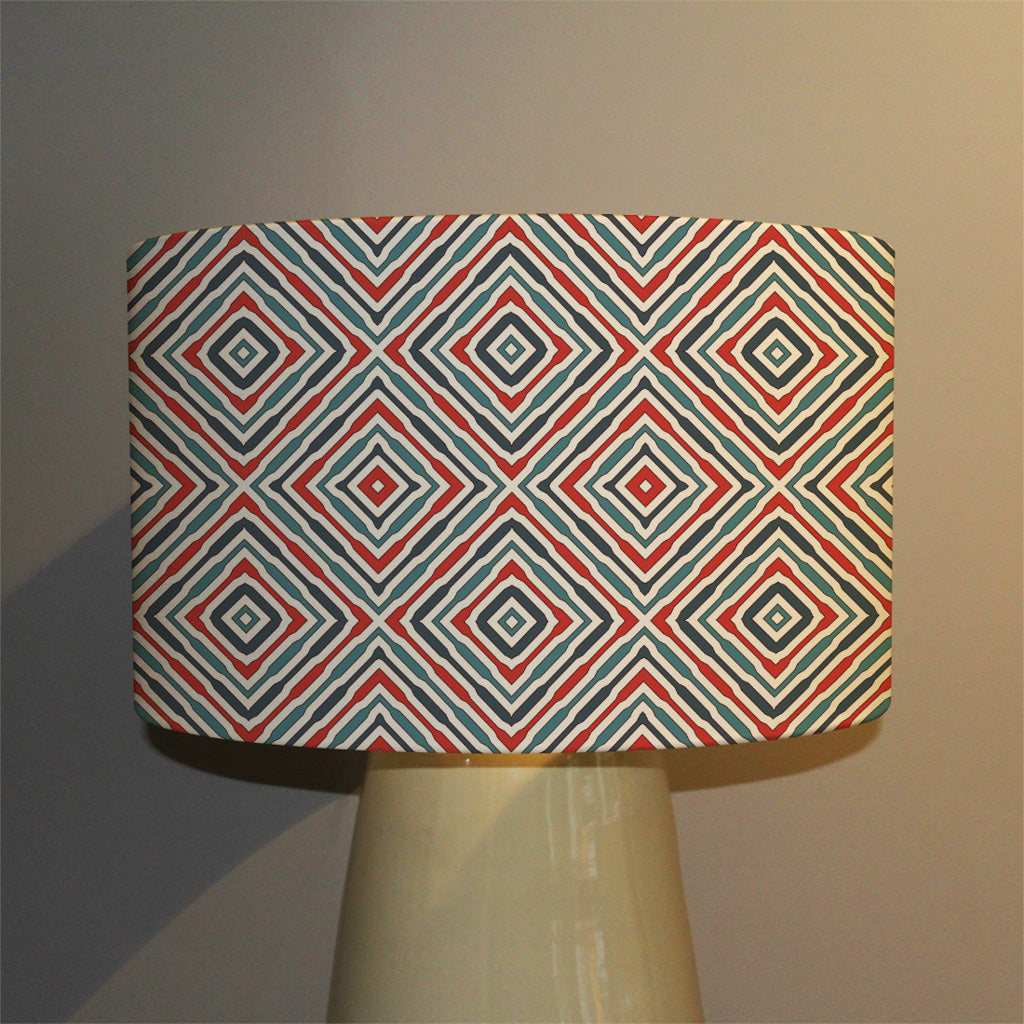 New Product Repeated squares and rhombuses ornamental abstract Tribal motif (Ceiling & Lamp Shade)  - Andrew Lee Home and Living