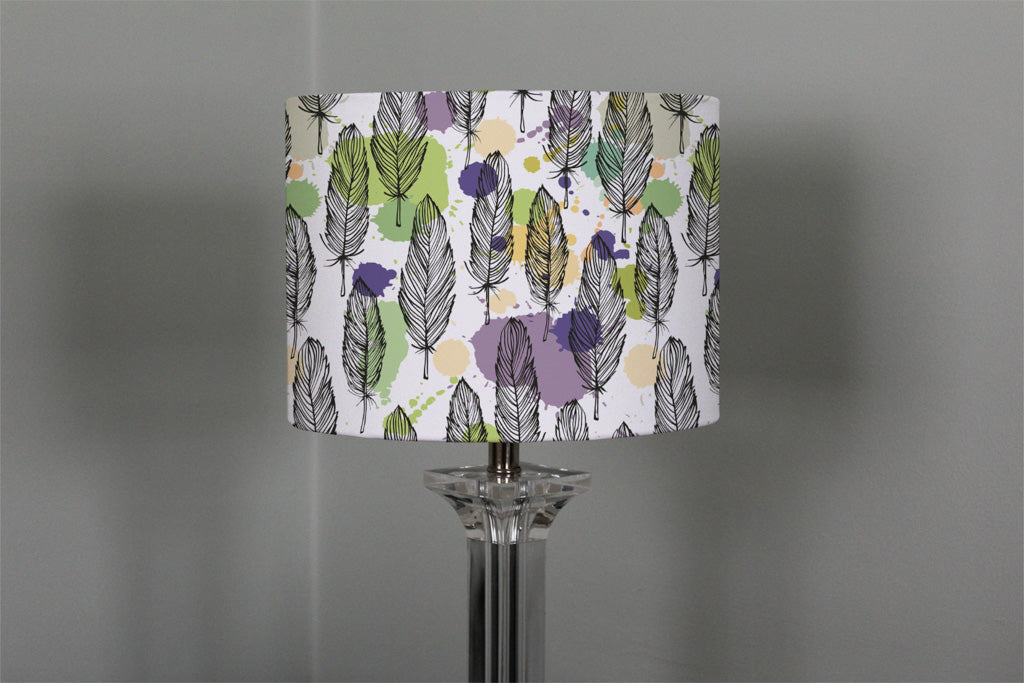 New Product Spotted colored feather seamless pattern, vector background (Ceiling & Lamp Shade)  - Andrew Lee Home and Living