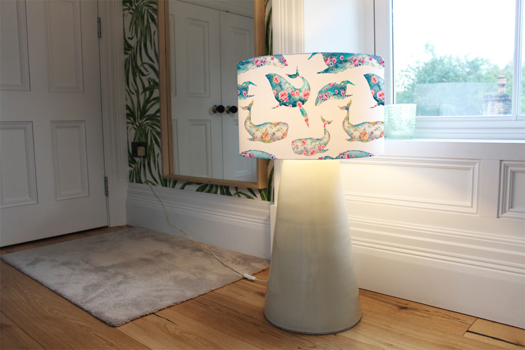 New Product Whale with flowers (Ceiling & Lamp Shade)  - Andrew Lee Home and Living