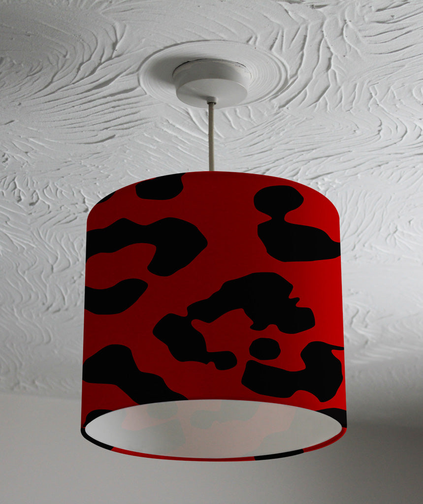New Product Leopard Print in Red (Ceiling & Lamp Shade)  - Andrew Lee Home and Living