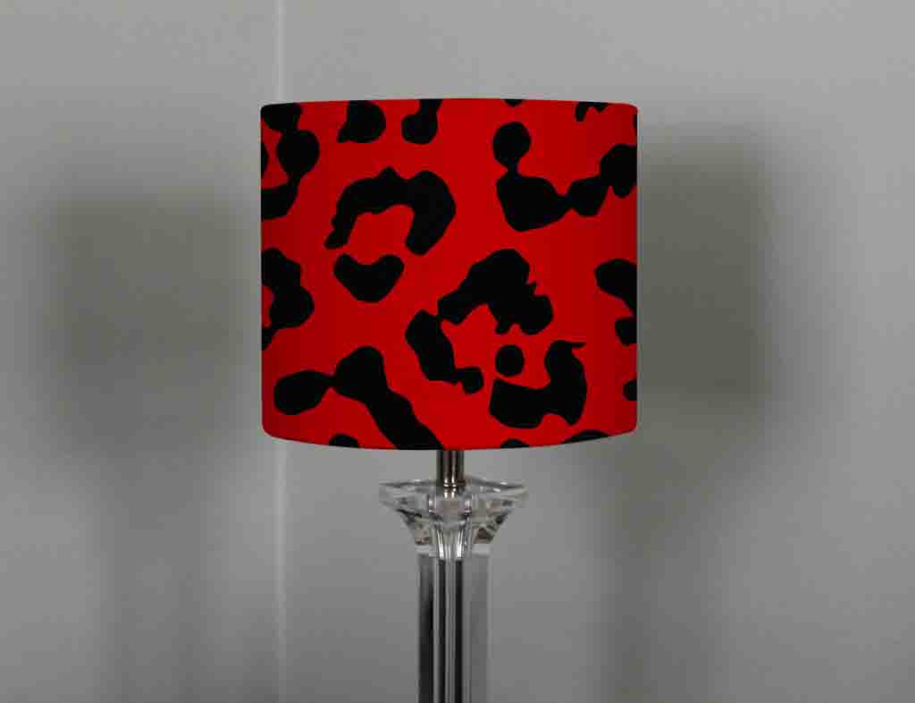 New Product Leopard Print in Red (Ceiling & Lamp Shade)  - Andrew Lee Home and Living