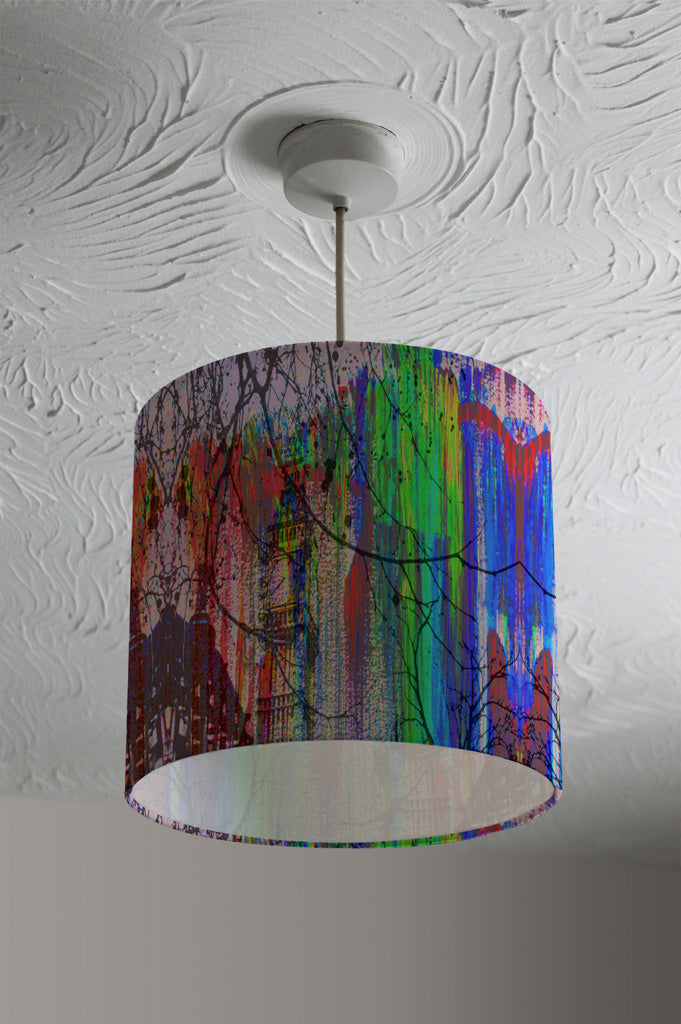 New Product BIG BEN AND TREES PAINTED  (Ceiling & Lamp Shade)  - Andrew Lee Home and Living