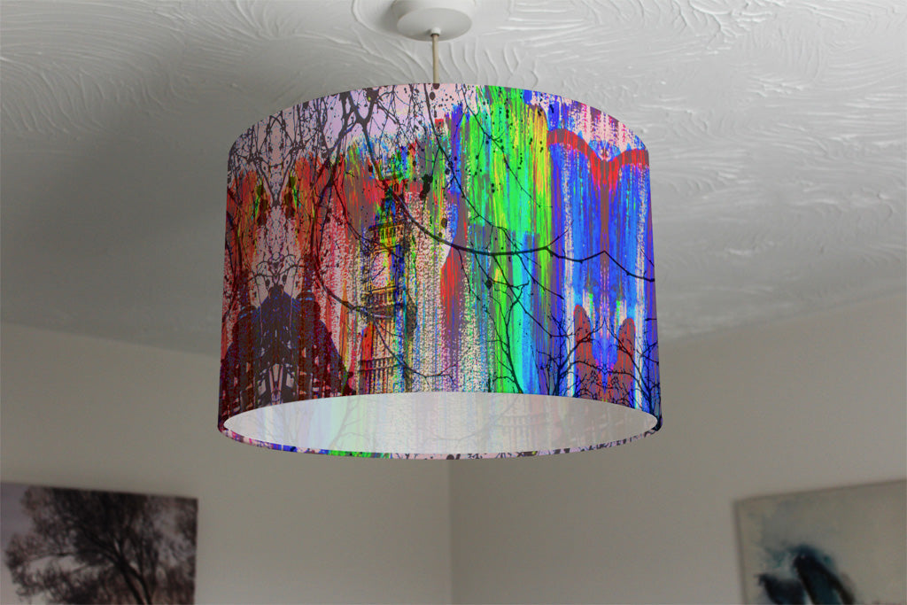 New Product BIG BEN AND TREES PAINTED  (Ceiling & Lamp Shade)  - Andrew Lee Home and Living