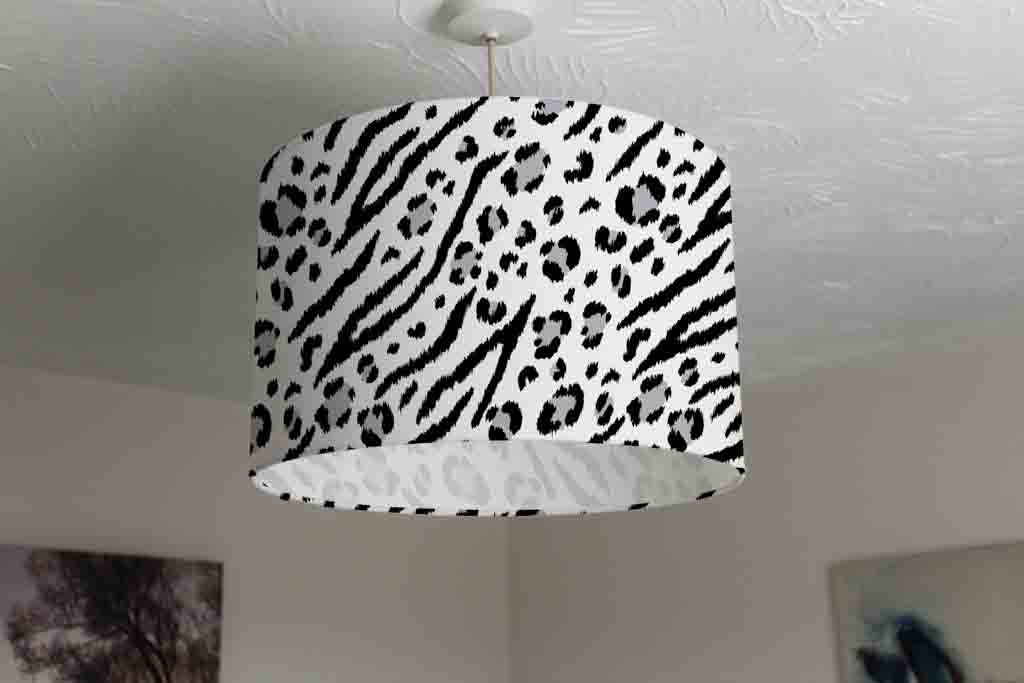 New Product Mixed Leopard and Zebra pattern (Ceiling & Lamp Shade)  - Andrew Lee Home and Living